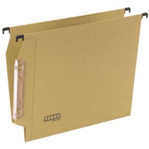 Cartelle sospese per armadi AVANA 33 cm fondo a V avana Conf. 50 pezzi - 064 F Beta -B1 | Cod. 100156