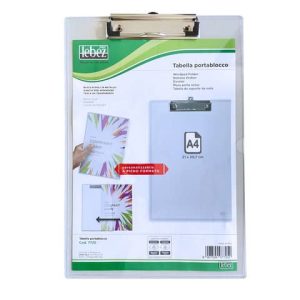 Tavoletta portablocco Lebez A4 trasparente per doppia lettura 7725 | Cod. 100894