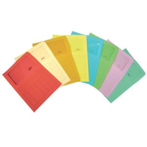 Cartellina con finestra Blasetti SINTEX aperta su due lati carta 120 g/m² 22x31 cm rosso conf. da 50 - 0581 | Cod. 101125