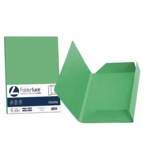 Cartellina 3 lembi Favini FOLDER 3L Luce&Acqua 200 g/m² 24,5x34,5 cm verde 60 conf.25 - A50D434 | Cod. 100633