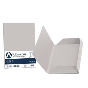 Cartellina 3 lembi Favini FOLDER 3L Luce&Acqua 200 g/m² 24,5x34,5cm ghiaccio 12 conf.25 - A50U434 | Cod. 100640