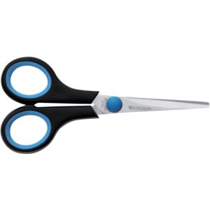 Forbici per mancini Westcott Soft Grip Easy Grip lama 13 cm blu/nero E-30252 00 | Cod. 100020