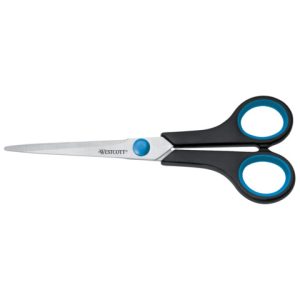 Forbici Westcott Soft Grip Easy Grip blu/nero simmetriche lama 18 cm E-30271 00 | Cod. 100021