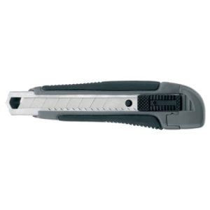 Cutter Westcott Premium larghezza lama 18 mm - guida lama metallo grigio / nero nero E-84005 00 | Cod. 100040
