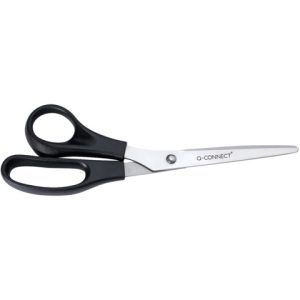Forbici per mancini Q-Connect nero 21 cm E-KF15757 IA | Cod. 100052