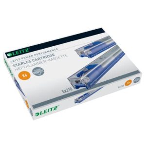 Punti metallici per mod. 5551 K6 fino a 25 fogli Leitz K6 - 26/6 5 cartucce da 210 punti - 55910000 | Cod. 108807