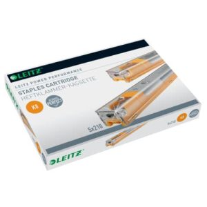 Punti metallici per mod. 5551 K8 fino a 40 fogli Leitz K8 - 26/8 5 cartucce da 210 punti - 55920000 | Cod. 108808