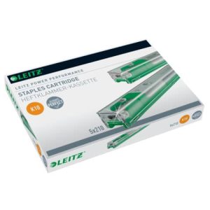 Punti metallici per mod. 5551 K10 fino a 55 fogli Leitz K10 - 26/10 5 cartucce da 210 punti - 55930000 | Cod. 108809