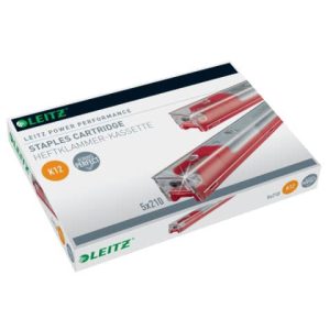 Punti metallici per mod. 5551 K12 fino a 80 fogli Leitz K12 - 26/12 5 cartucce da 210 punti - 55940000 | Cod. 108810