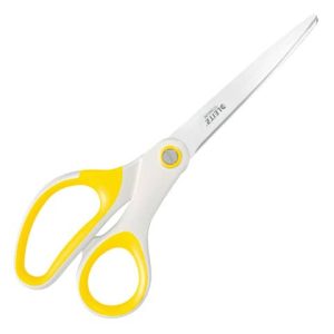 Forbici da ufficio Leitz WOW asimmetrica acciaio inox rivestito in titanio giallo metallizzato 20,5 cm - 53192116 | Cod. 118112