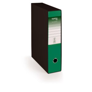 TOPToo Plus by Q-Connect Registratore protocollo con custodia dorso 5 cm - 28,5x35 cm - verde - 0201043/PM.VE | Cod. 138177