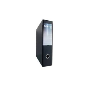 Registratore protocollo TOPToo Plus in PPL dorso 8 cm - 28,5x34,3 cm nero - RTXP8NE | Cod. 122022